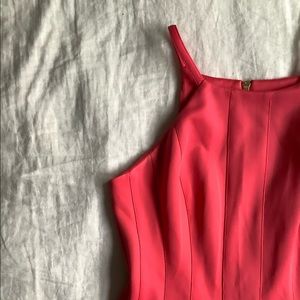 Hot pink cocktail dress